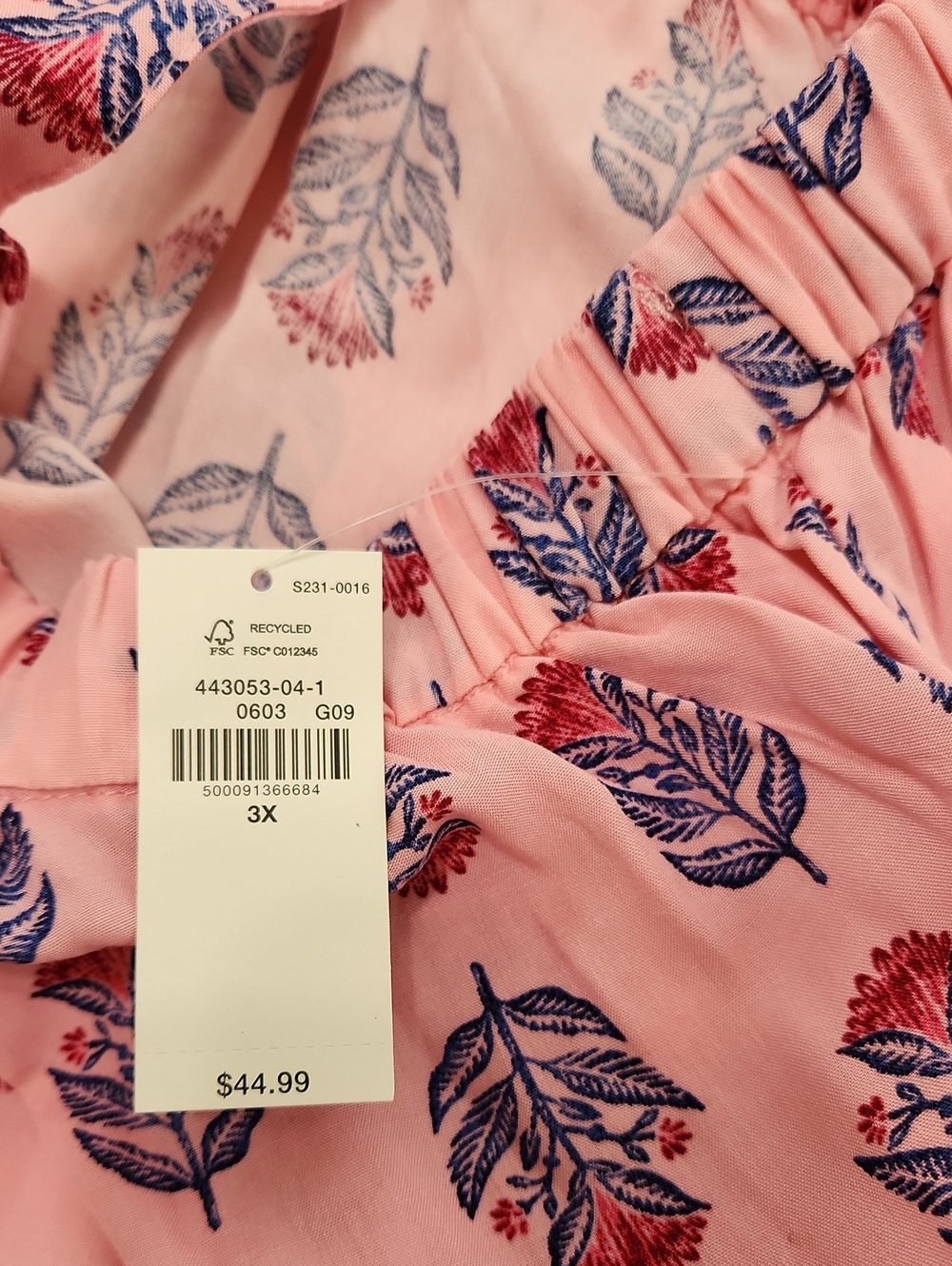 Old Navy Pink Posies Tie Back Cutout Ruffle Maxi Dress Plus Size 3X NWT - Picture 8 of 16